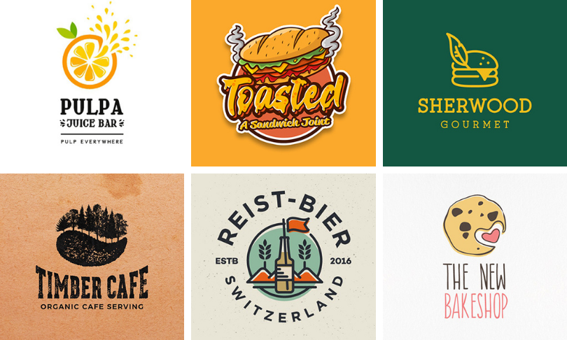 food and restaurant logo design ideas